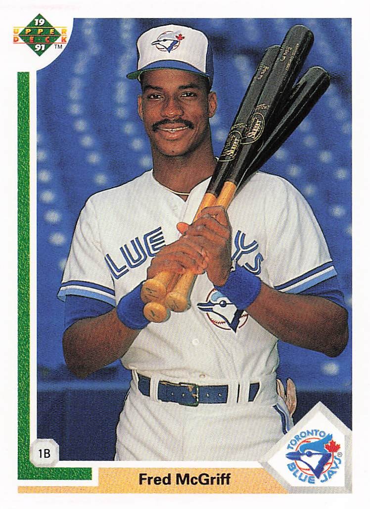 1991 Upper Deck Baseball Fred McGriff #565b
