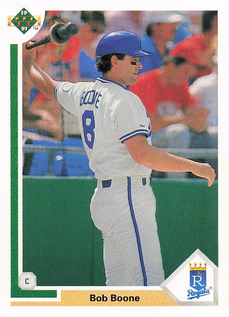 1991 Upper Deck Baseball Bob Boone #502b