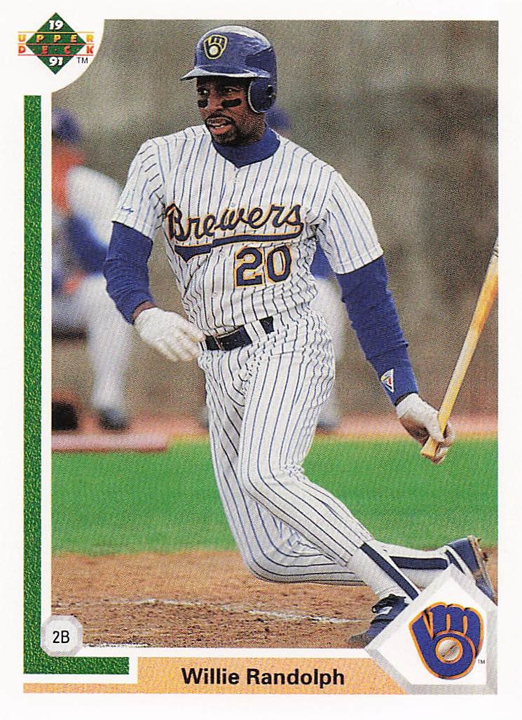 1991 Upper Deck Baseball Willie Randolph #720