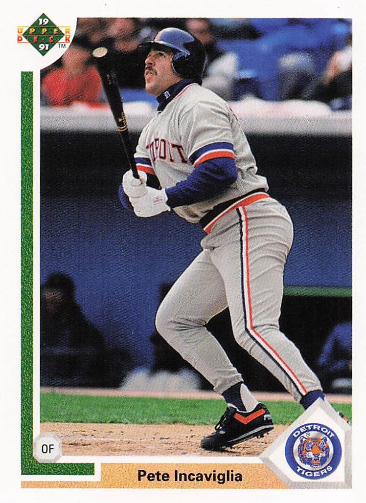 1991 Upper Deck Baseball Pete Incaviglia #747b