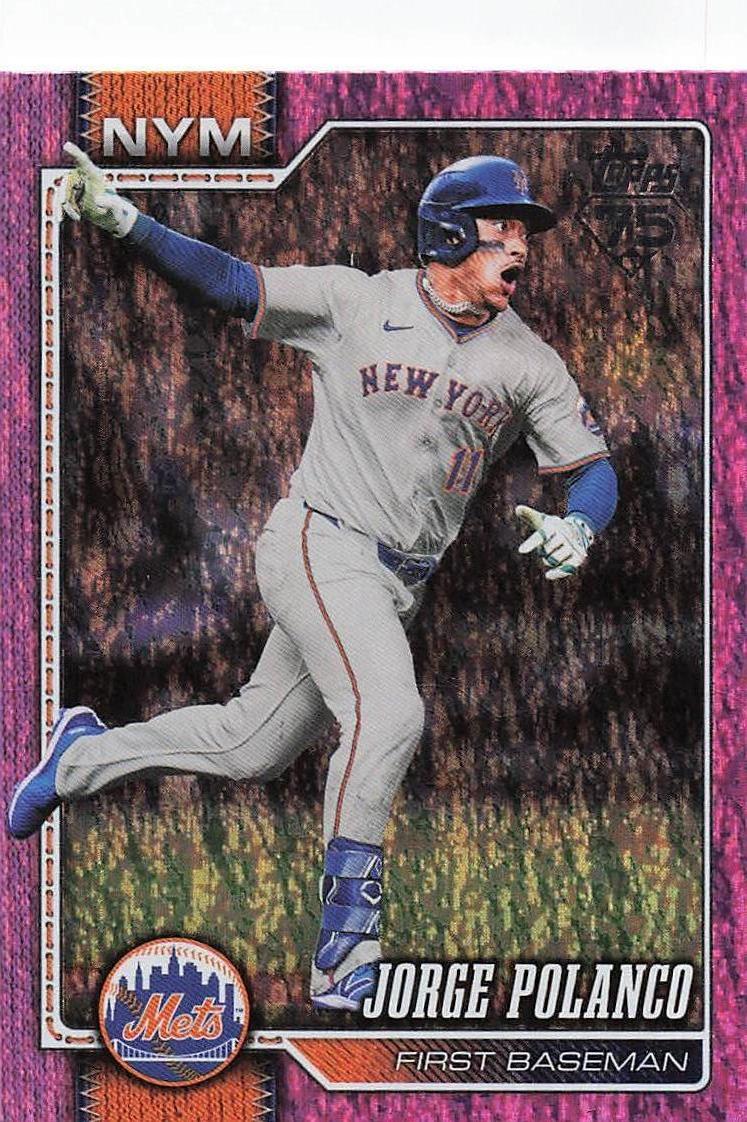 2026 Topps Baseball Pink Holo Foil Jorge Polanco #676