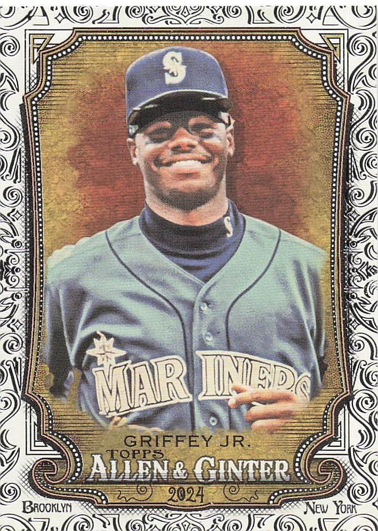 2024 Topps Allen & Ginter Baseball Foil Filigree Ken Griffey Jr. #177