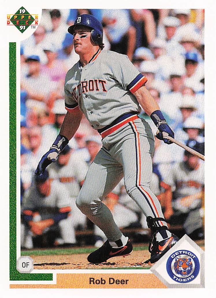 1991 Upper Deck Baseball Rob Deer #726c