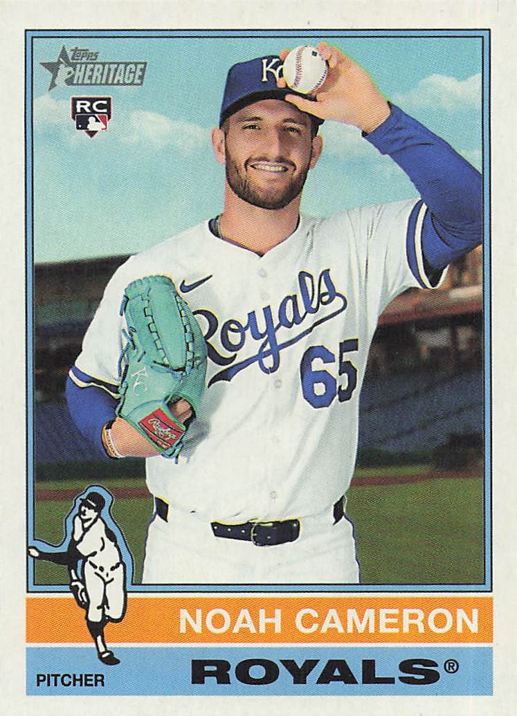 2025 Topps Heritage Baseball Noah Cameron #625 RC