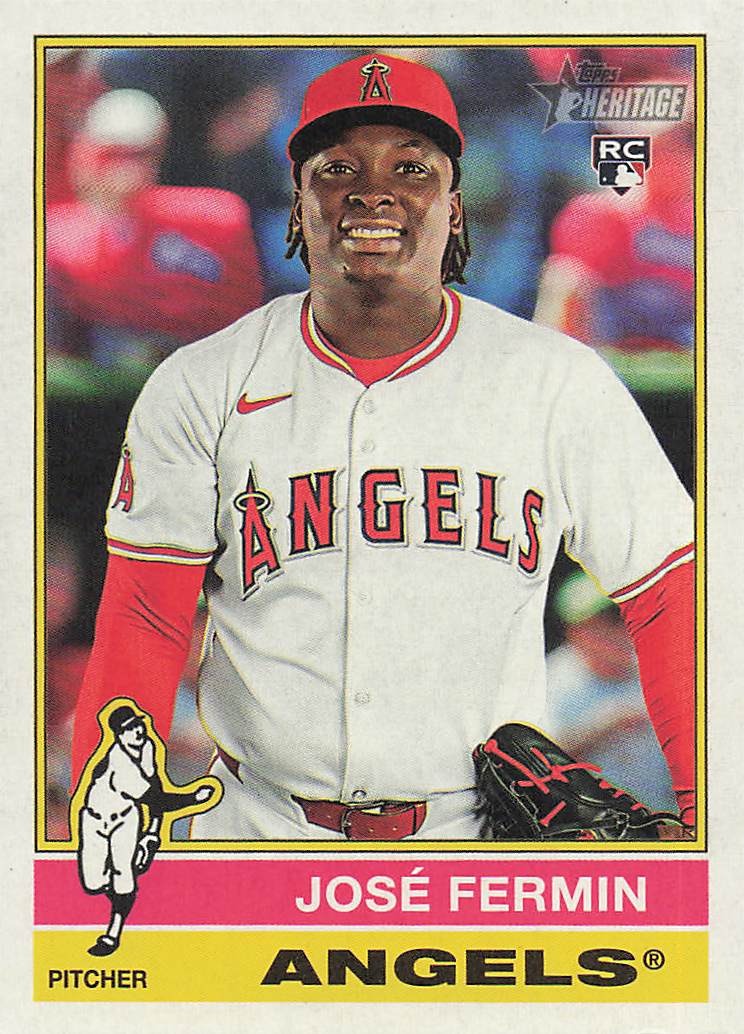 2025 Topps Heritage Baseball José Fermin #526 RC