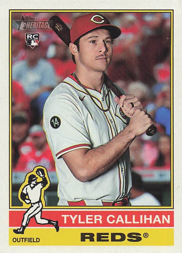2025 Topps Heritage Baseball Tyler Callihan #603 RC