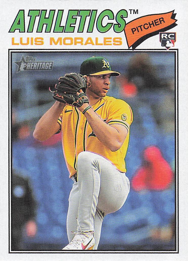 2026 Topps Heritage Baseball Luis Morales #67 RC