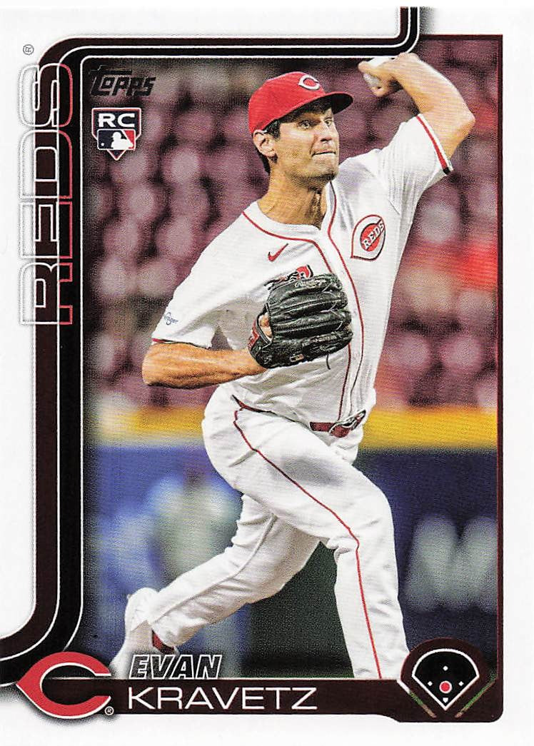 2025 Topps Update Baseball Evan Kravetz #US280 RC
