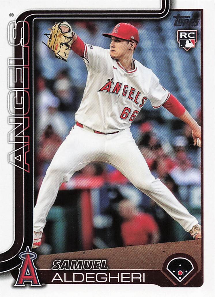 2025 Topps Baseball Samuel Aldegheri #438 RC