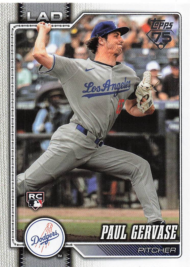 2026 Topps Baseball Paul Gervase #611 RC