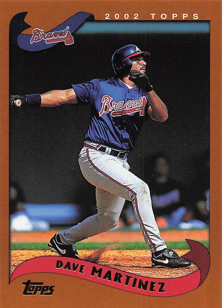 2002 Topps Baseball Dave Martinez #195