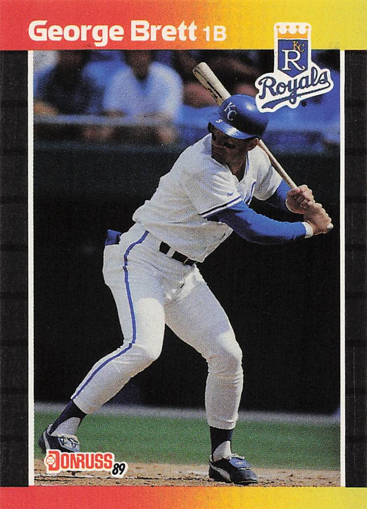 1989 Donruss Baseball George Brett #204b