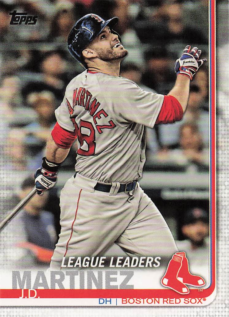 2019 Topps Baseball J.D. Martinez #23