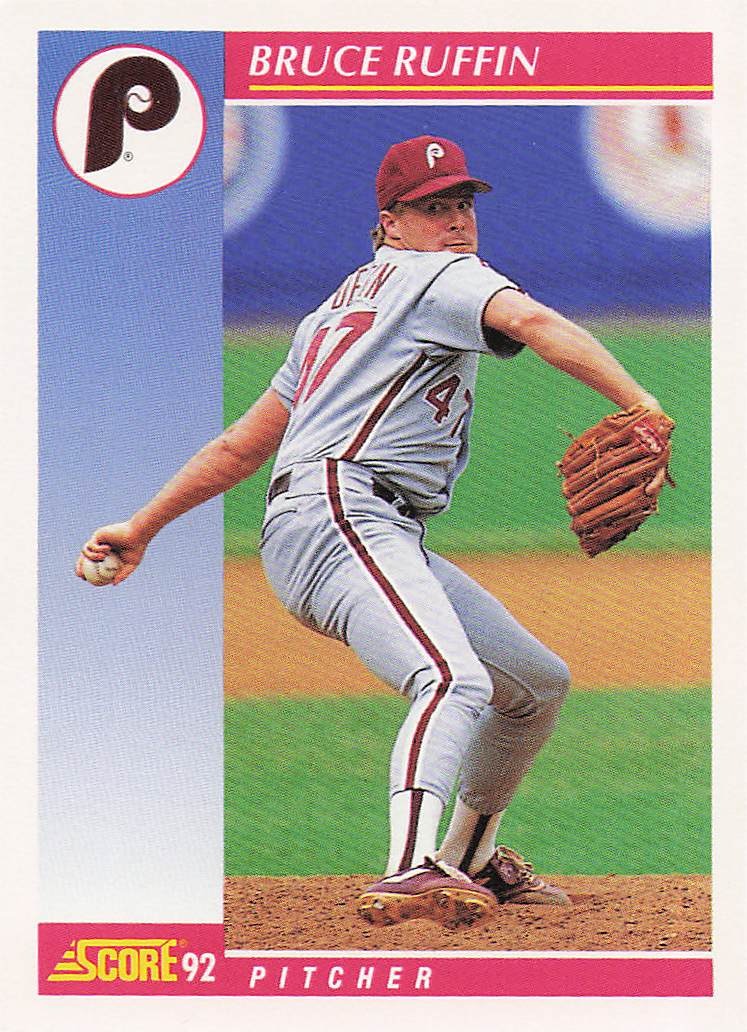 1992 Score Baseball Bruce Ruffin #161