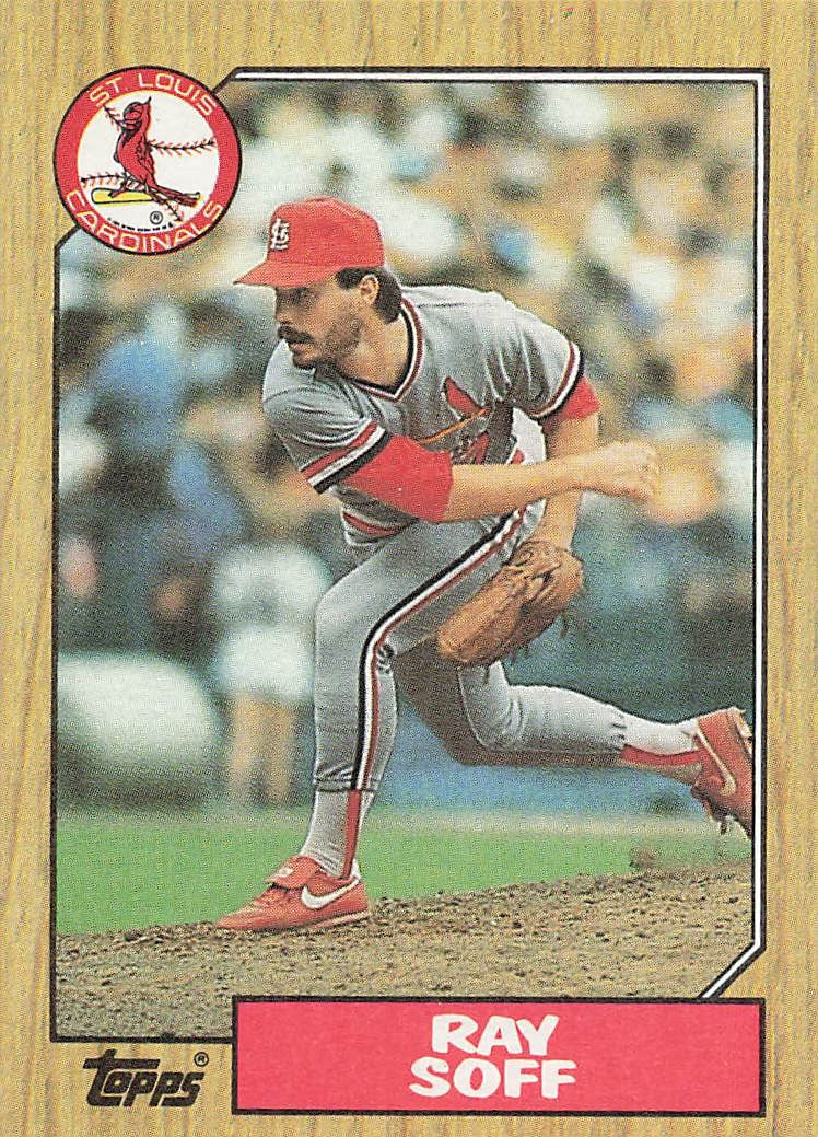 1987 Topps Baseball Ray Soff #671b RC
