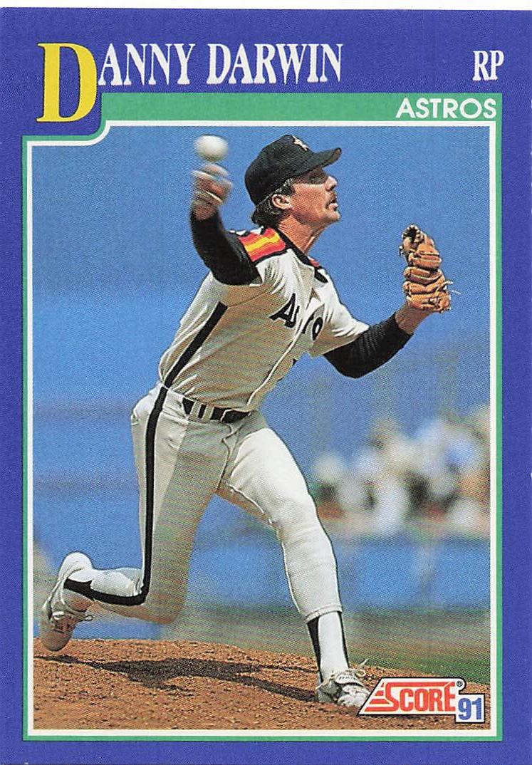 1991 Score Baseball Danny Darwin #51