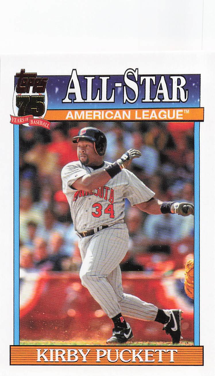2026 Topps Baseball 1991 Topps All-Stars Kirby Puckett #91AS-45