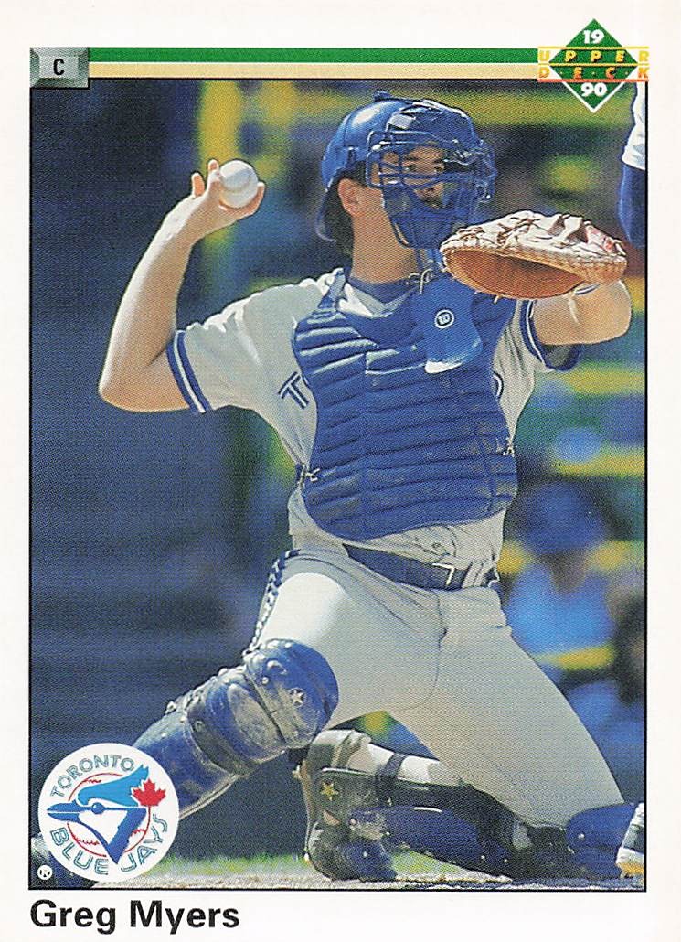1990 Upper Deck Baseball Greg Myers #718