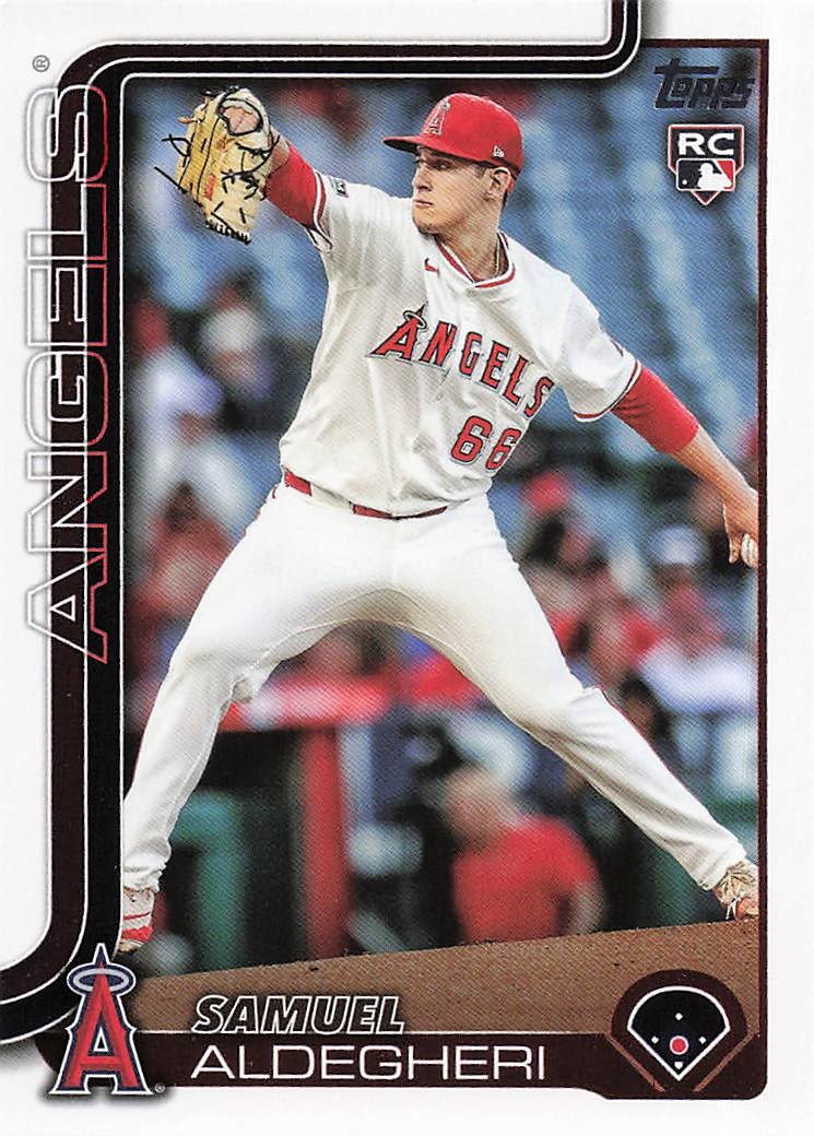 2025 Topps Baseball Samuel Aldegheri #438 RC