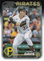 2024 Topps Baseball Henry Davis #295 RC
