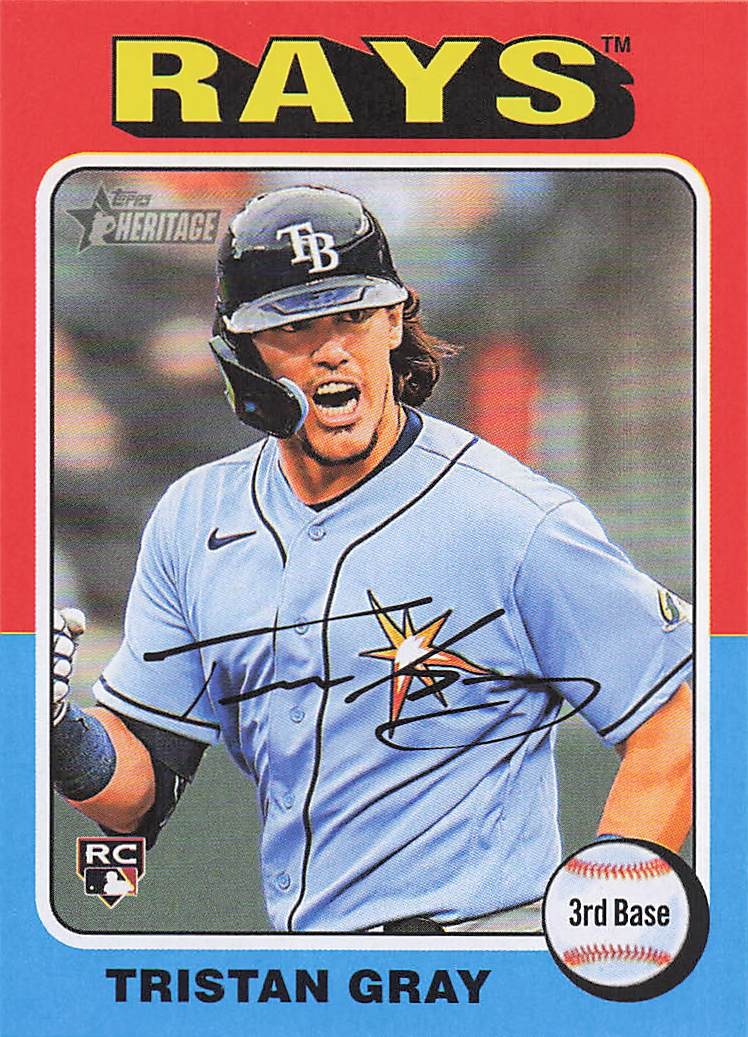 2024 Topps Heritage Baseball Tristan Gray #607 RC