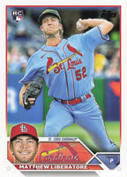 2023 Topps Baseball Matthew Liberatore #52 RC