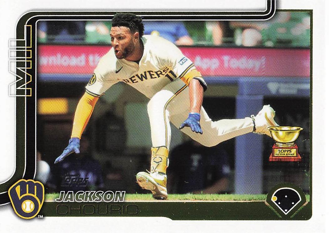 2025 Topps Baseball Jackson Chourio #376