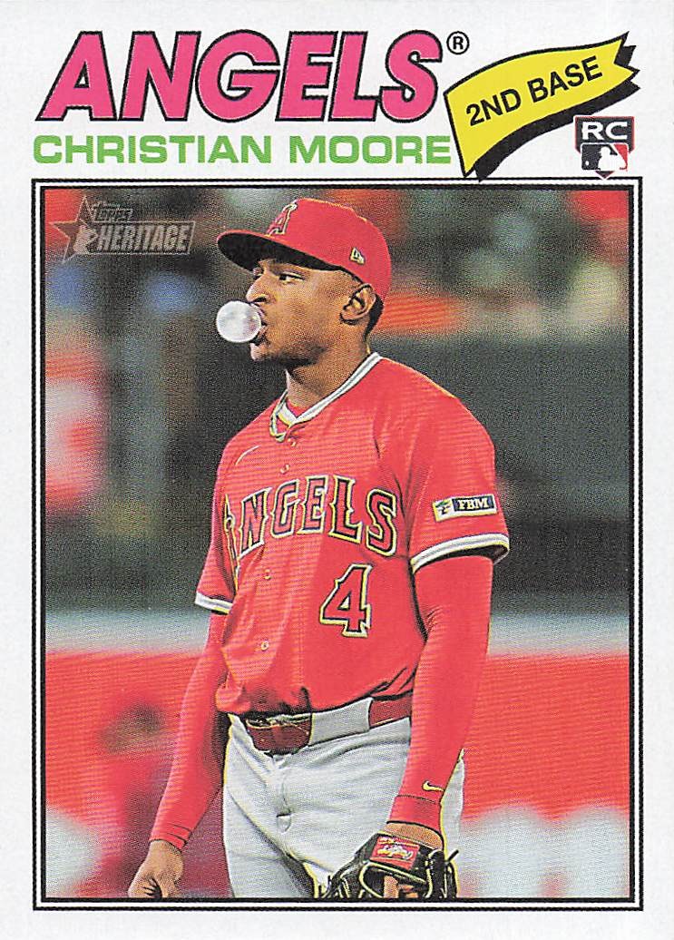 2026 Topps Heritage Baseball Christian Moore #249 RC