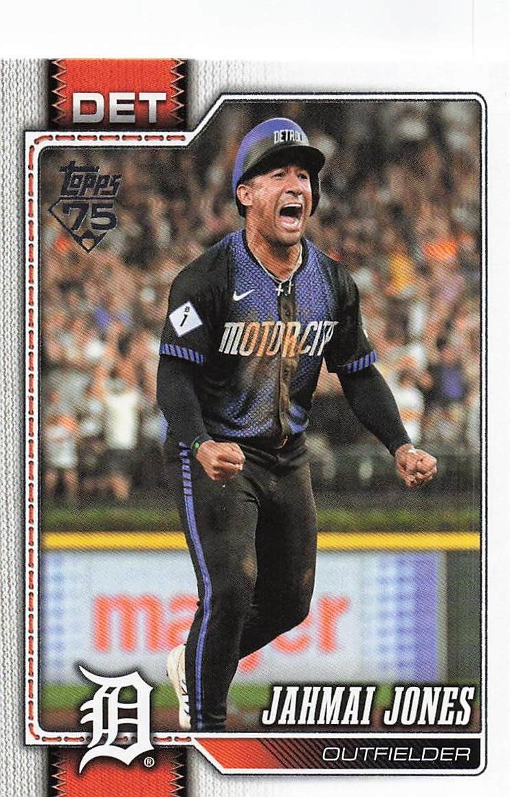 2026 Topps Baseball Jahmai Jones #591