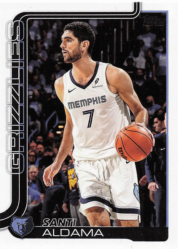 2025-26 Topps Basketball Santi Aldama #187