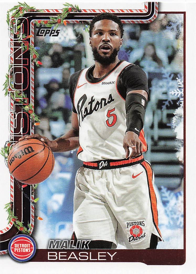 2025-26 Topps Holiday Basketball Malik Beasley #H35