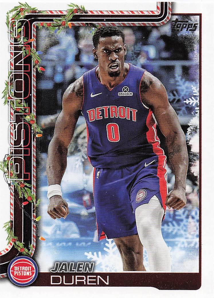 2025-26 Topps Holiday Basketball Jalen Duren #H33