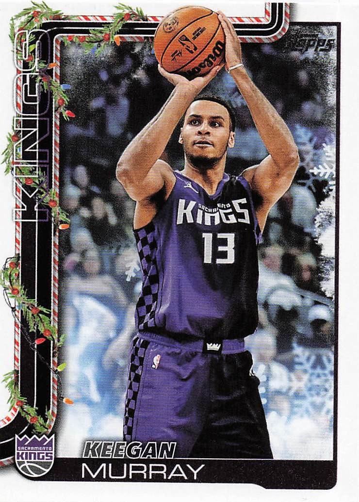 2025-26 Topps Holiday Basketball Keegan Murray #H133