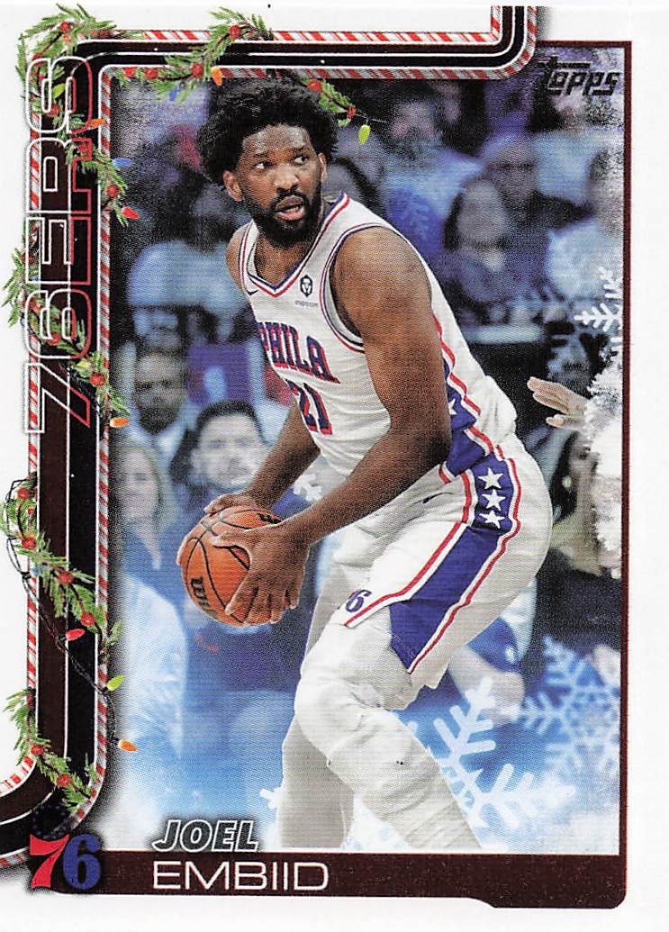2025-26 Topps Holiday Basketball Joel Embiid #H18