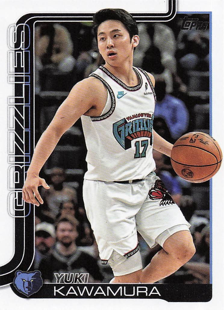 2025-26 Topps Basketball Yuki Kawamura #188