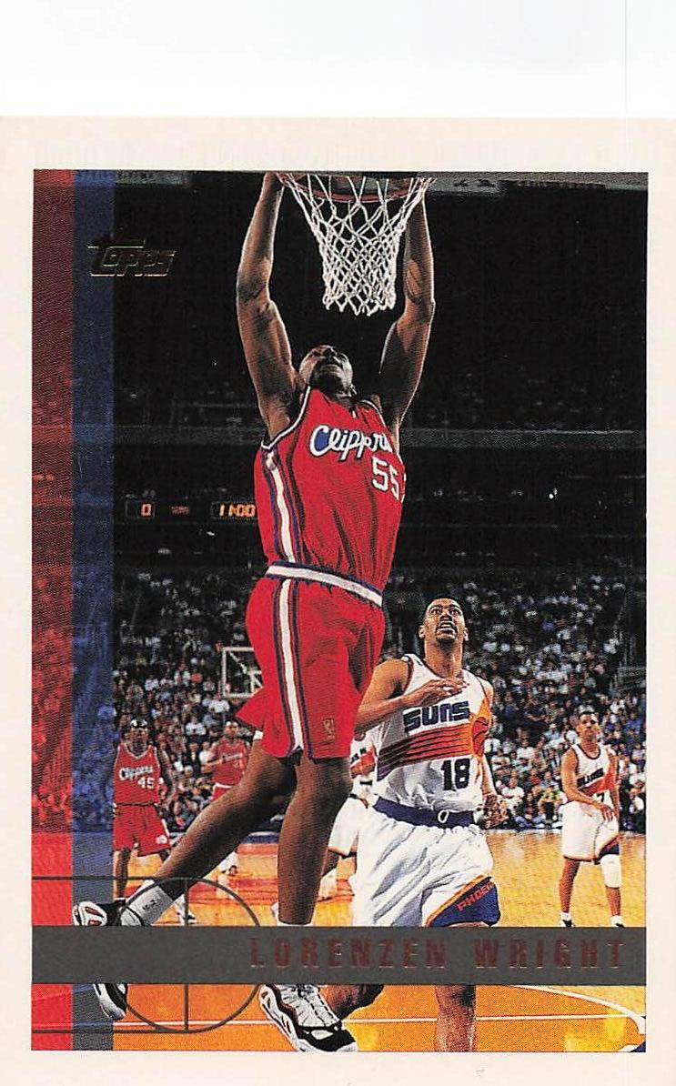 1997-98 Topps Basketball Minted in Springfield Lorenzen Wright #154