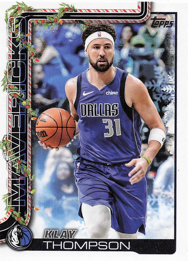 2025-26 Topps Holiday Basketball Klay Thompson #H137
