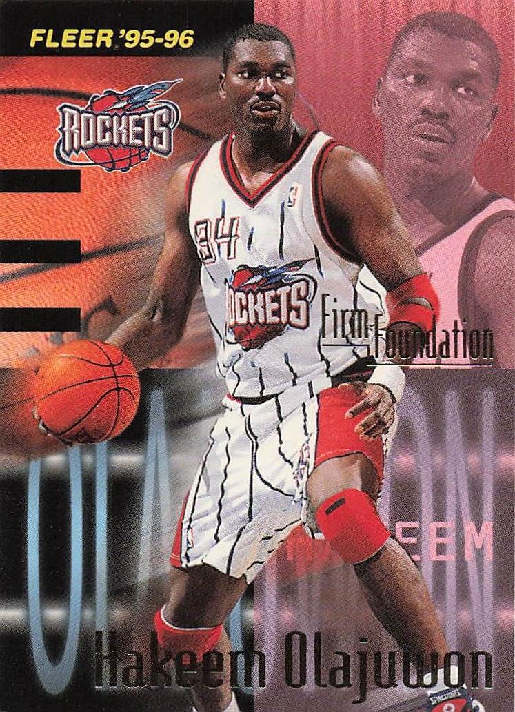 1995-96 Fleer European Basketball Hakeem Olajuwon #400