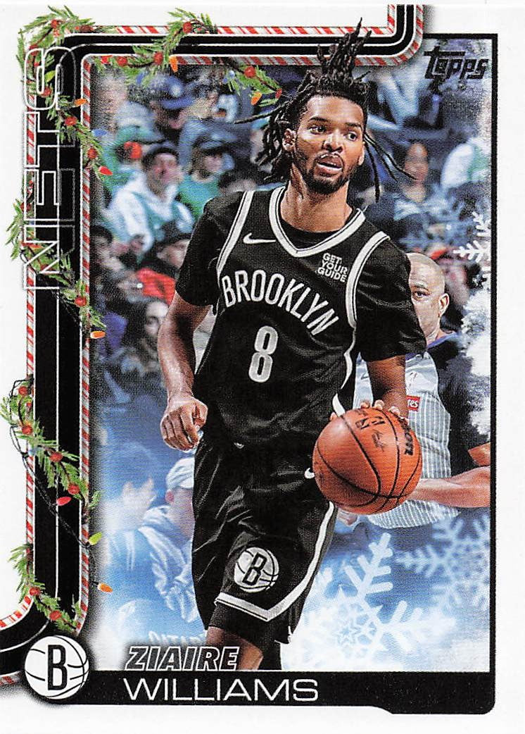2025-26 Topps Holiday Basketball Ziaire Williams #H8