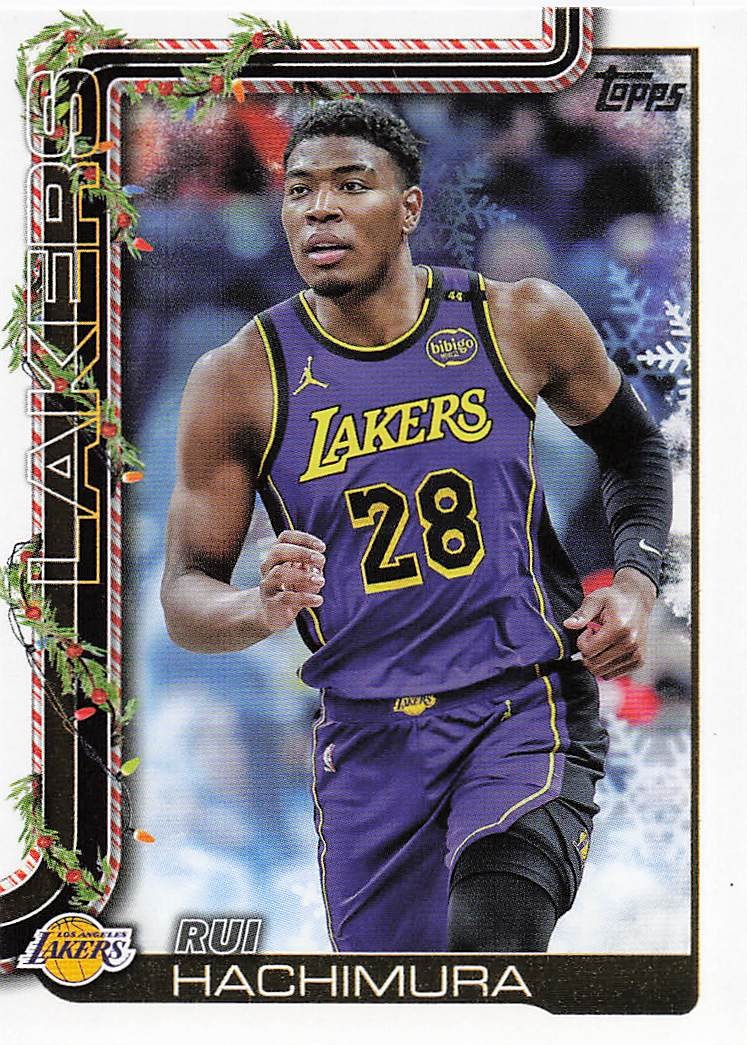 2025-26 Topps Holiday Basketball Rui Hachimura #H123