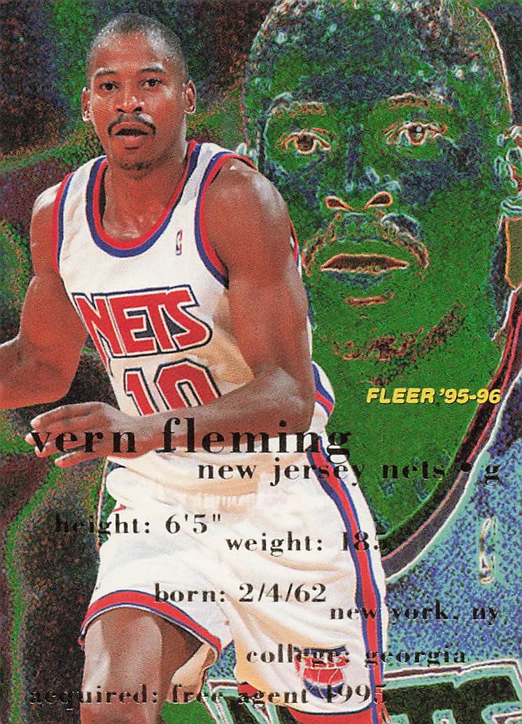 1995-96 Fleer Basketball Vern Fleming #240