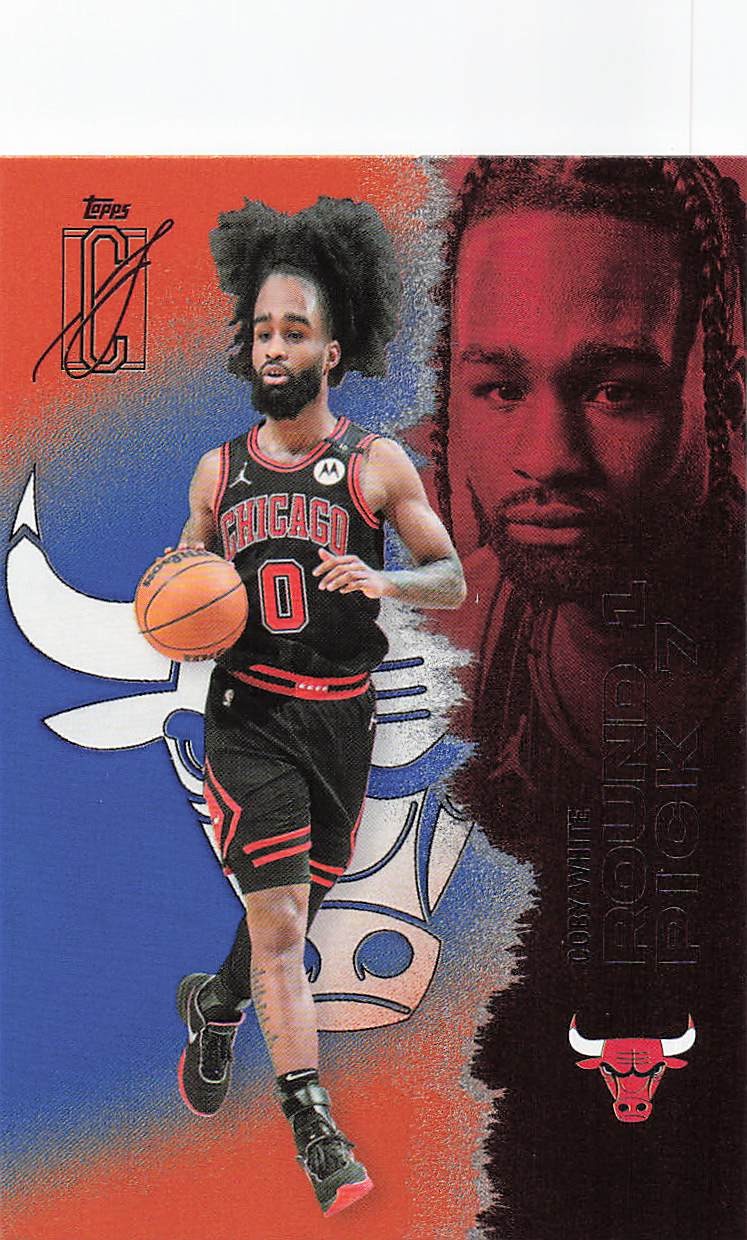 2025-26 Topps Signature Class Basketball Blue & Orange Coby White #10