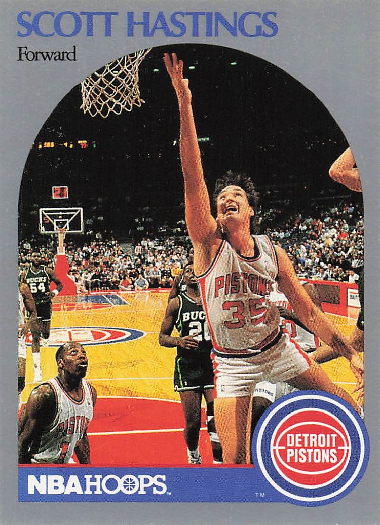 1990-91 Hoops Basketball Scott Hastings #105