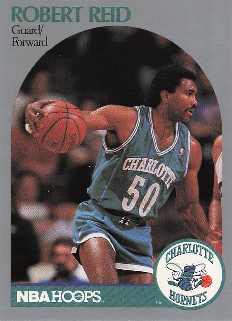 1990-91 Hoops Basketball Robert Reid #58
