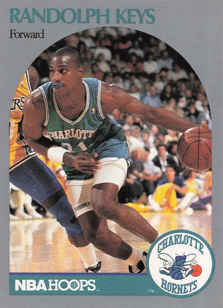 1990-91 Hoops Basketball Randolph Keys #56