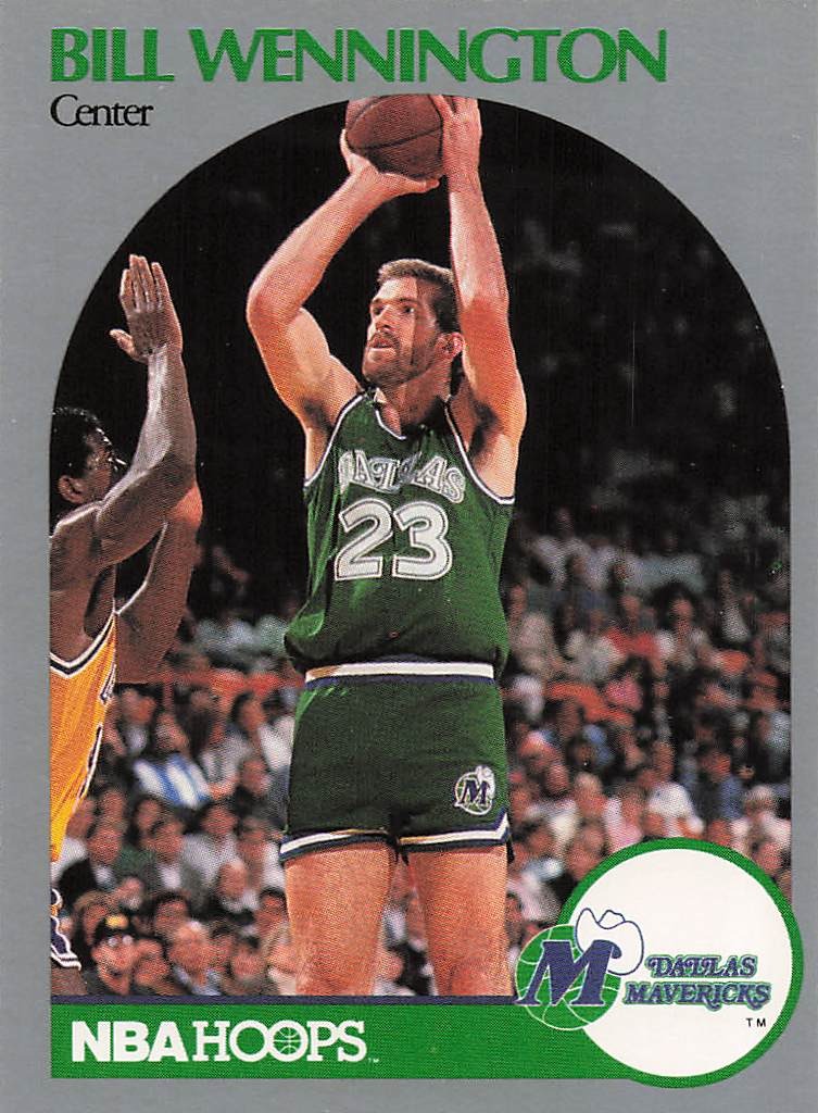 1990-91 Hoops Basketball Bill Wennington #89