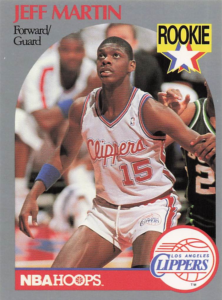 1990-91 Hoops Basketball Jeff Martin #148 RC