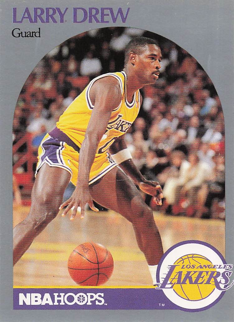 1990-91 Hoops Basketball Larry Drew #155