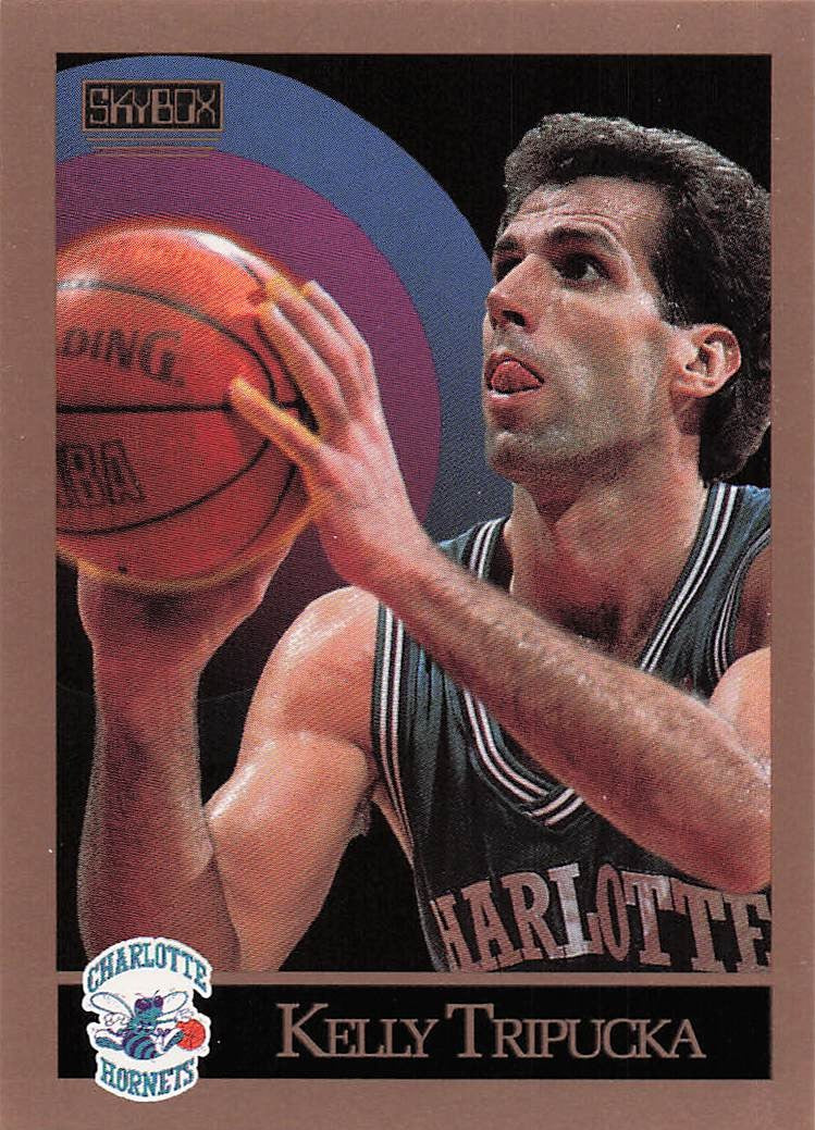1990-91 SkyBox Basketball Kelly Tripucka #35