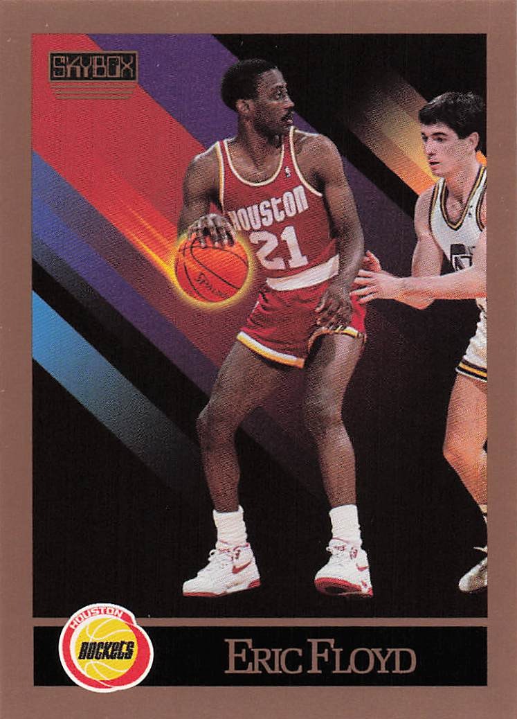 1990-91 SkyBox Basketball Eric Floyd #107